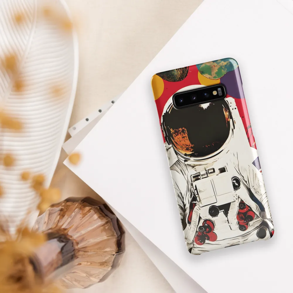 Cosmic Exploration: The Astronaut's Journey | Phone Case |  S10 Plus | Snap Case | Glossy