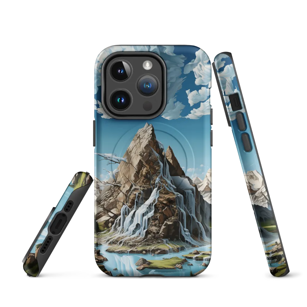 Majestic Cascade: A Mountain Masterpiece