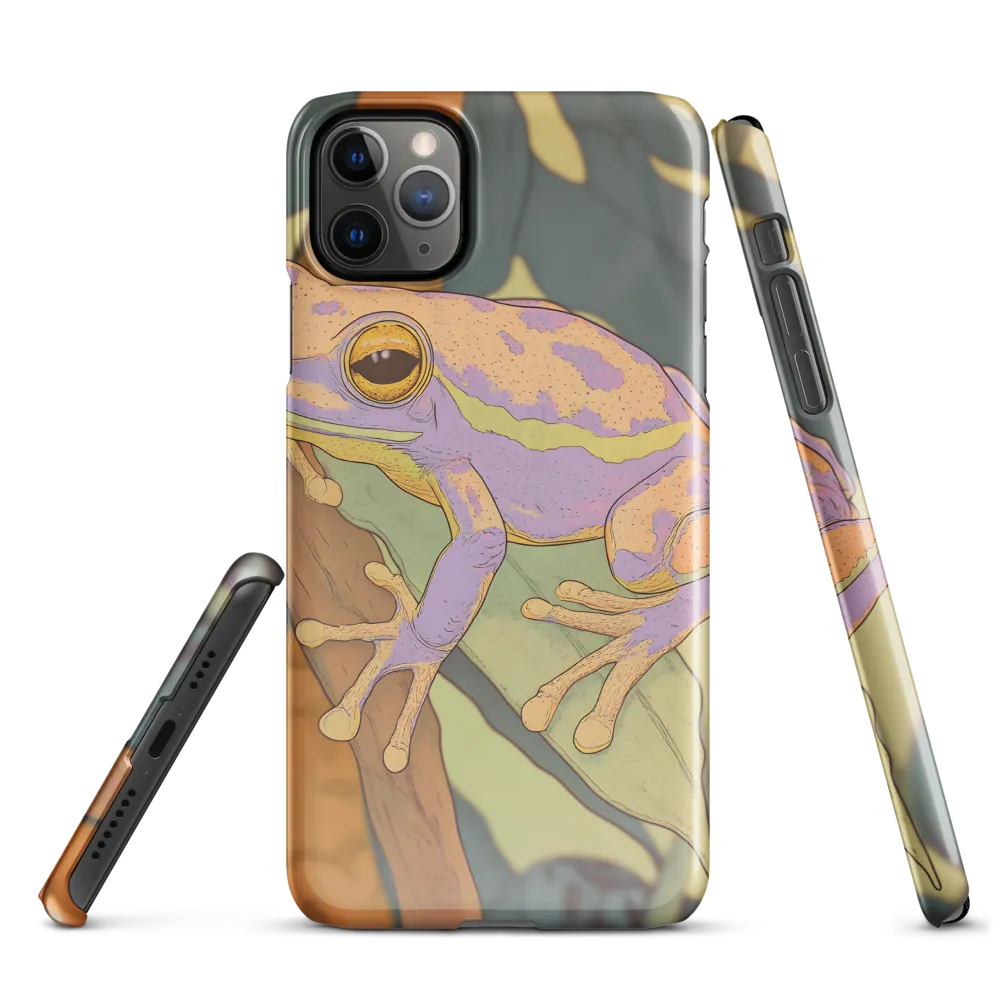 Elegance in Nature: The Vibrant Frog | Phone Case |  11 Pro Max | Snap Case | Glossy