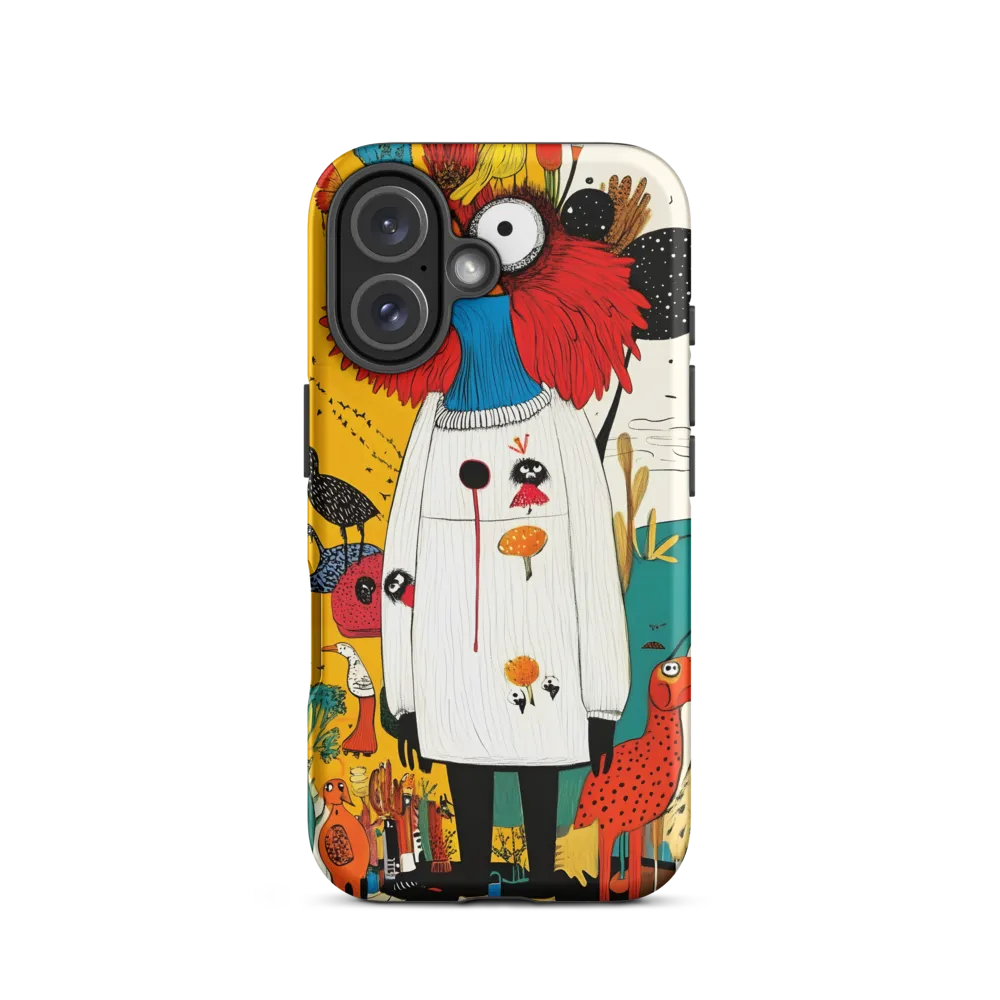 Whimsical Bird's Embrace | Phone Case