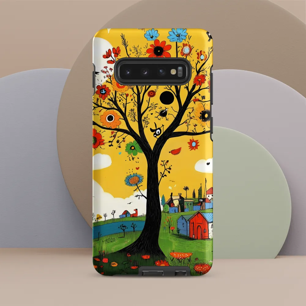 Whimsical Blooms of Life | Phone Case |  S10 Plus | Tough Case | Matte