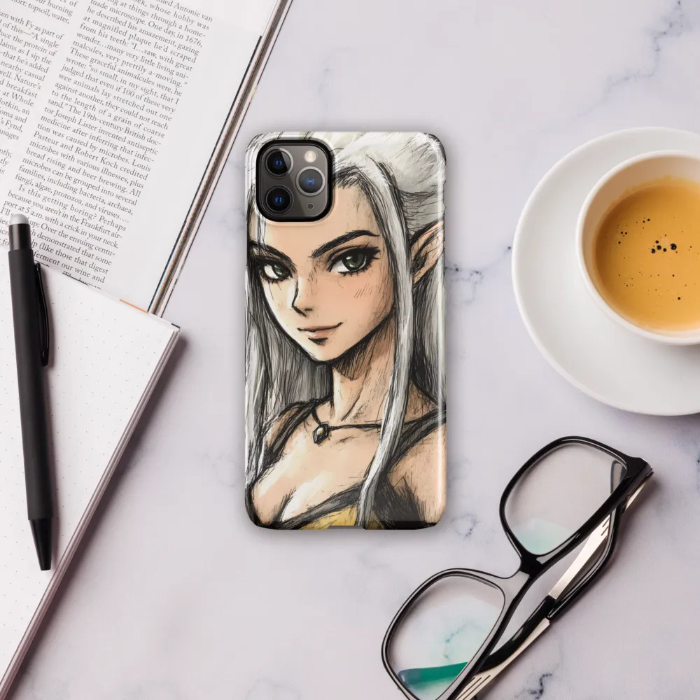 Ethereal Elegance: The Elf's Portrait | Phone Case |  11 Pro Max | Snap Case | Glossy