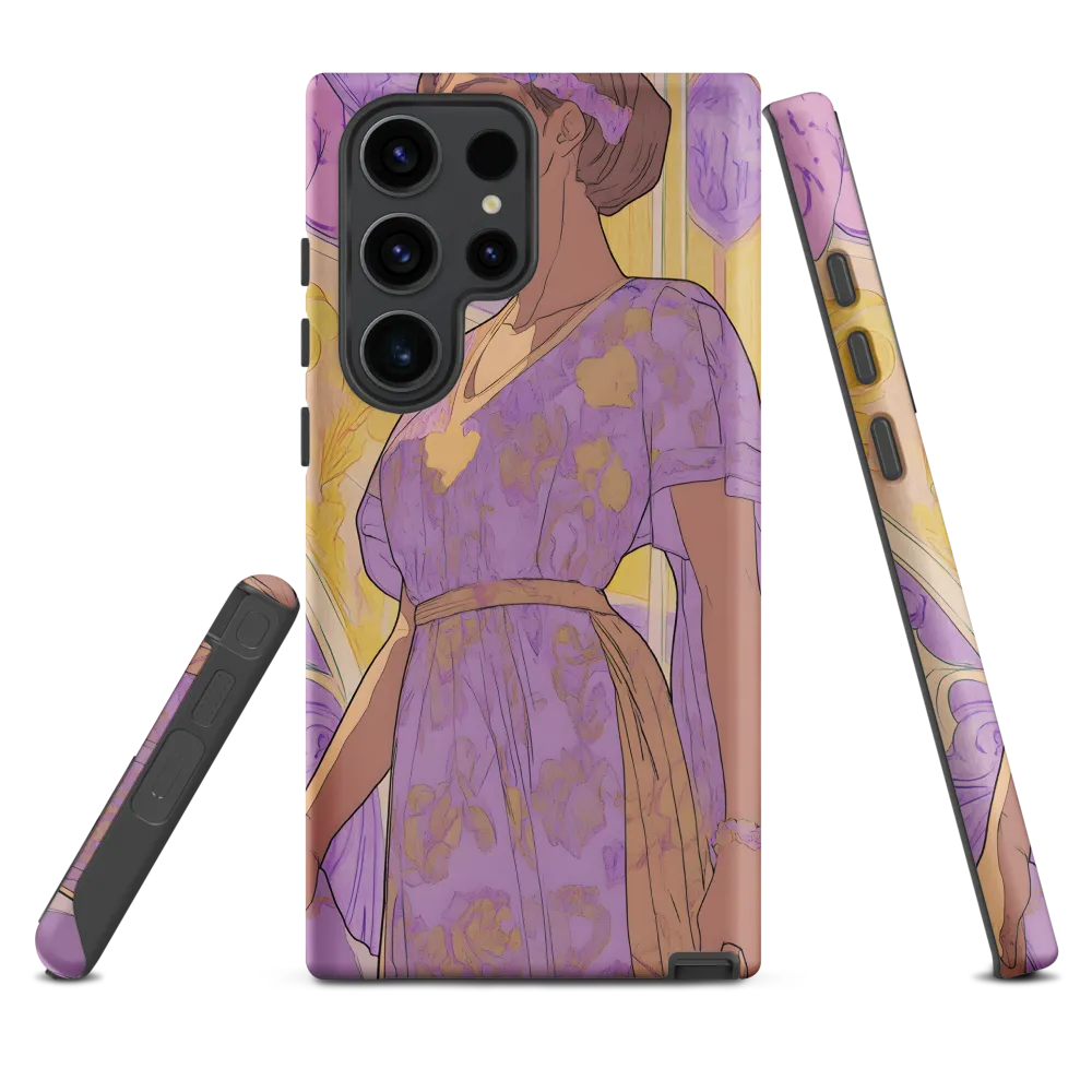 Elegance in Floral Harmony | Phone Case |  S23 Ultra | Tough Case | Matte