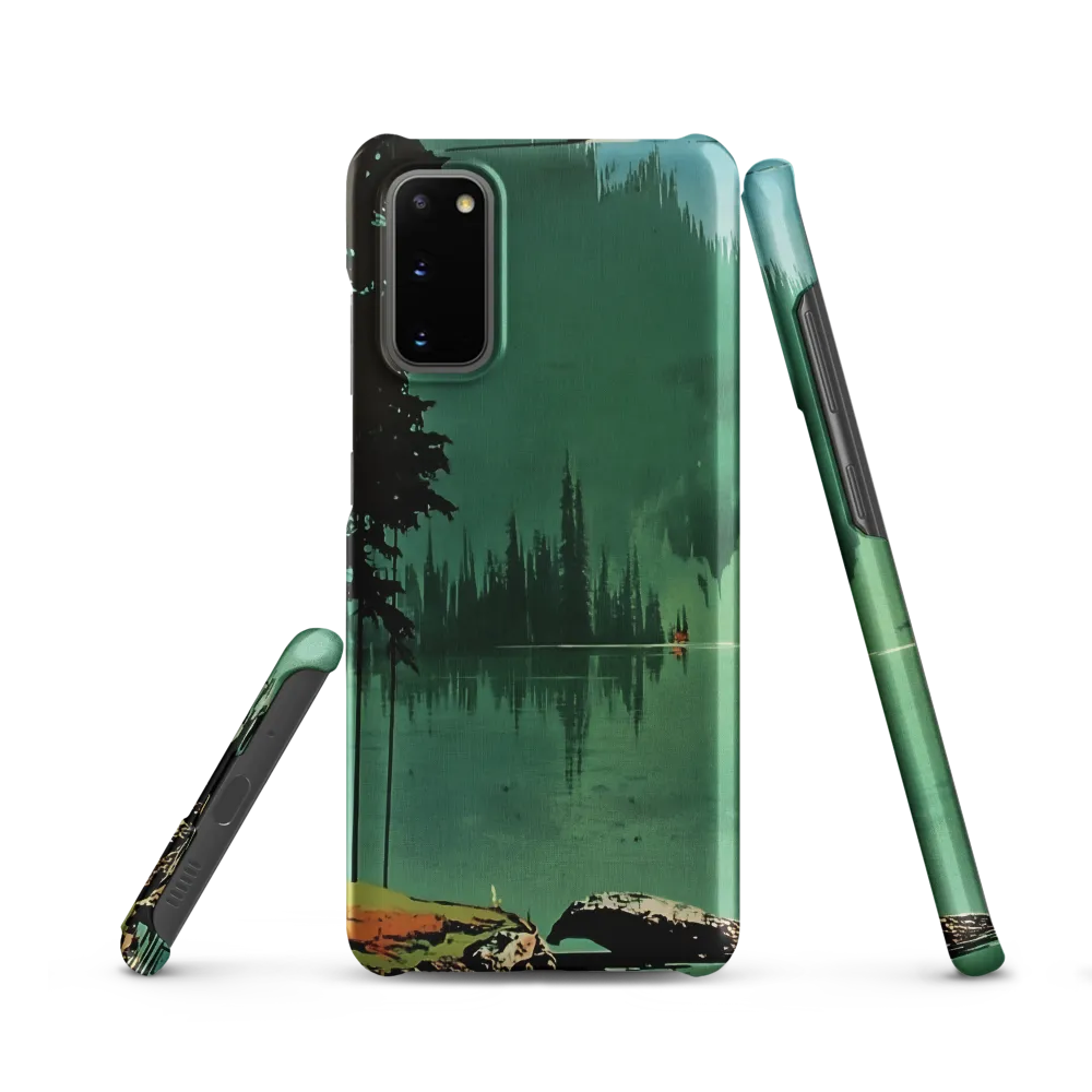 Serenity Reflected: A Tranquil Lake Scene