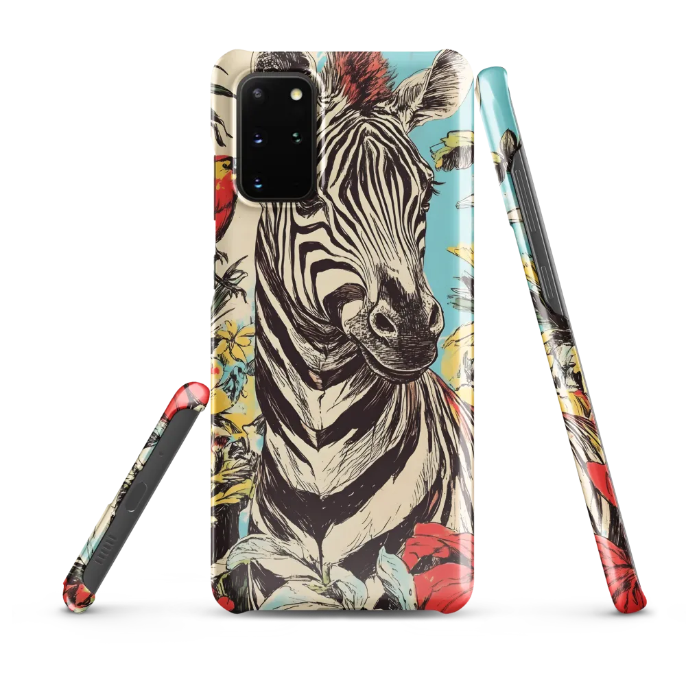 Zebra in Tropical Reverie