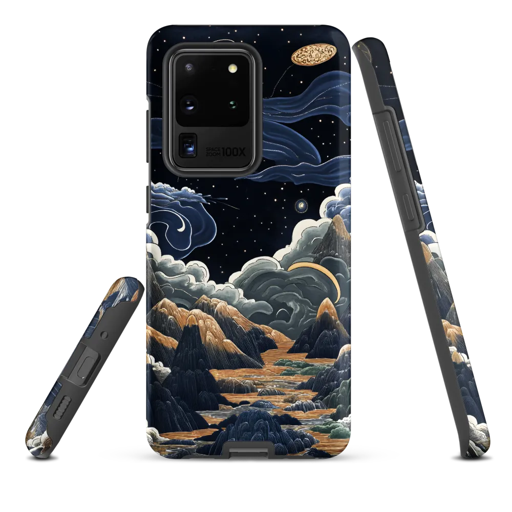 Celestial Harmony: Peaks and Planets