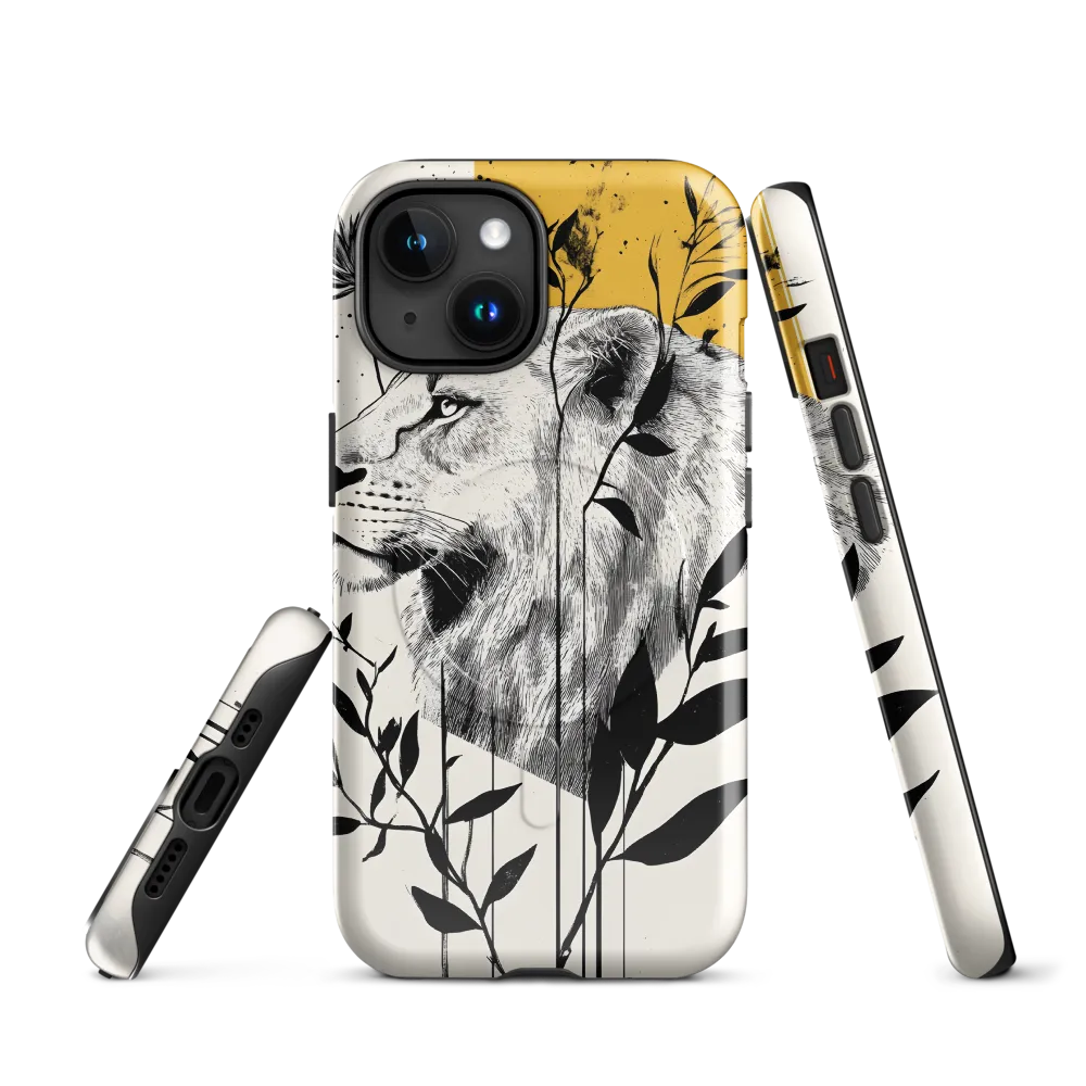 Regal Serenity: The Lion and Flora
