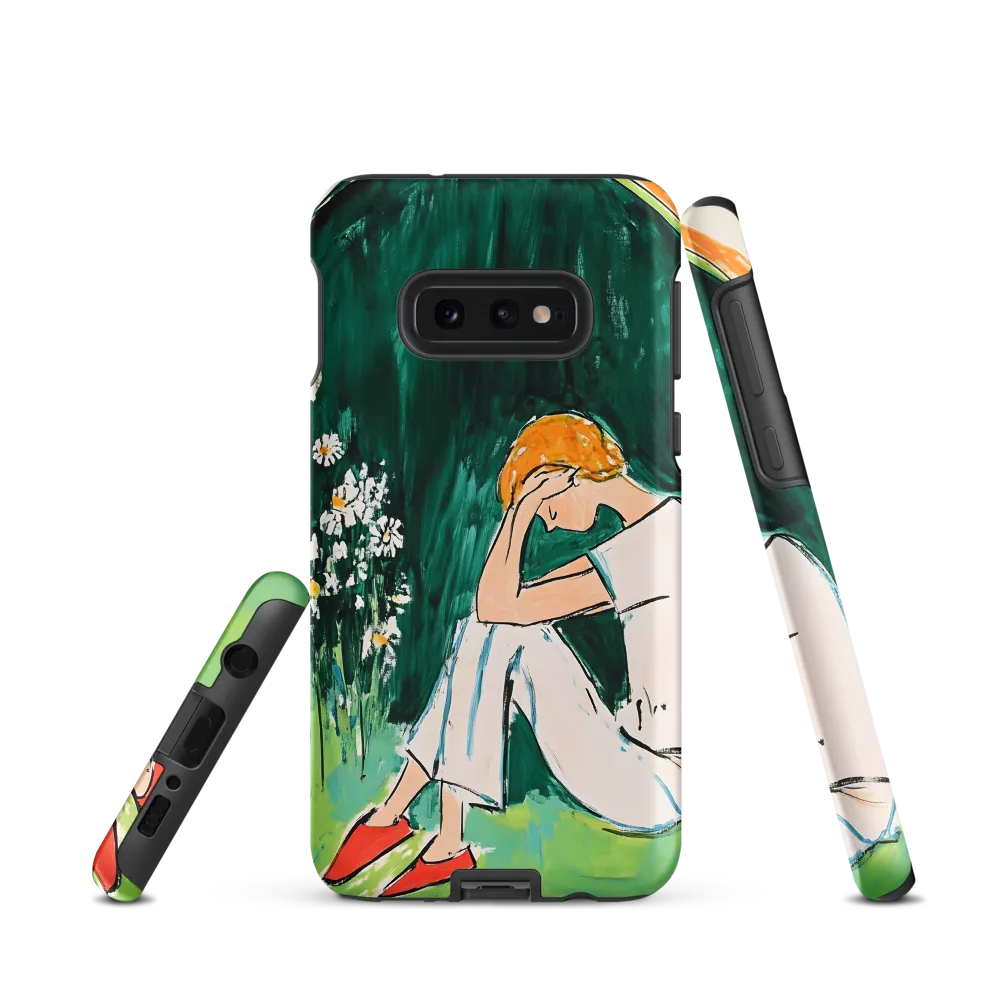 Silent Sorrow | Phone Case |  S10e | Tough Case | Matte