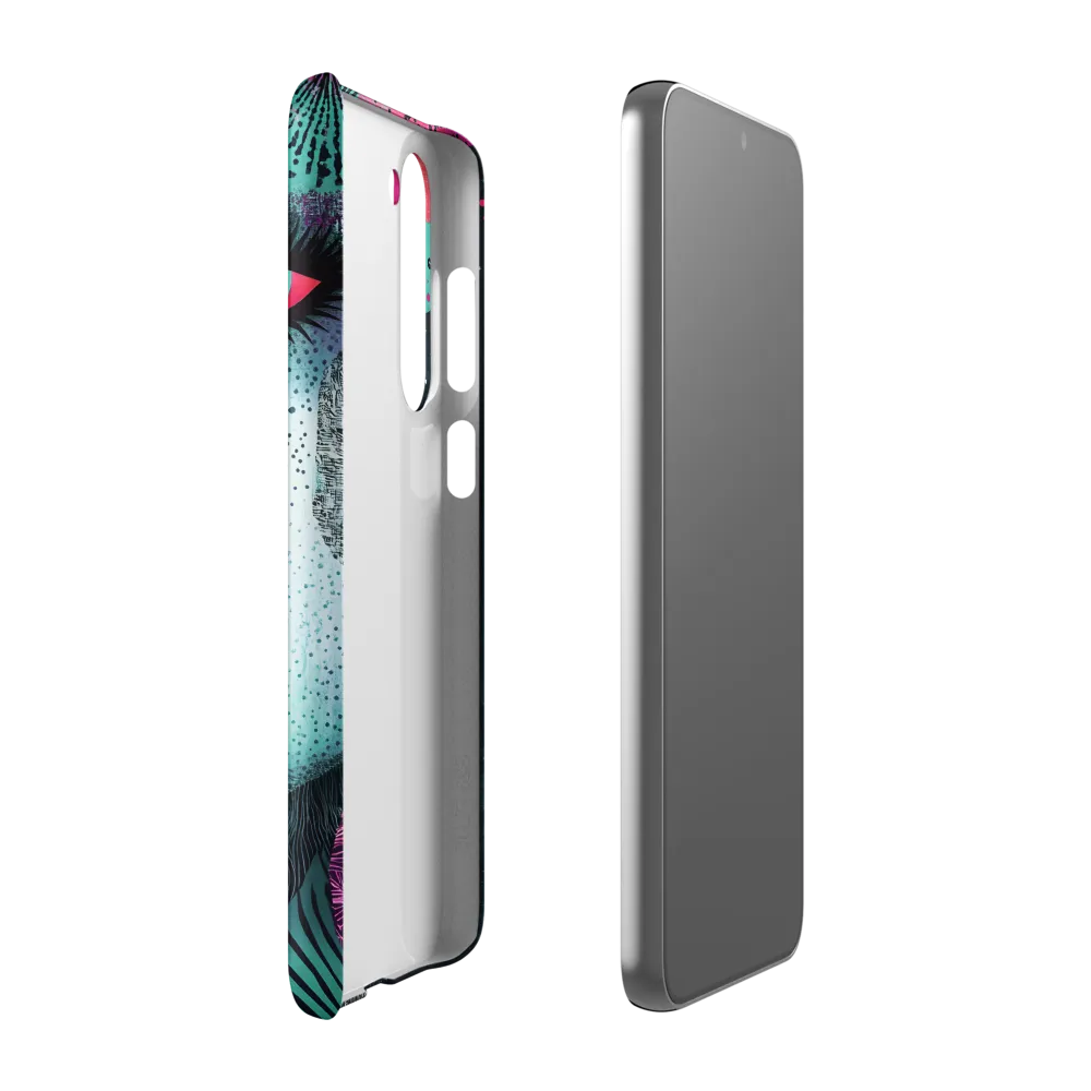 Mystical Beauty in Blue and Pink | Phone Case |  S23 Plus | Snap Case | Matte
