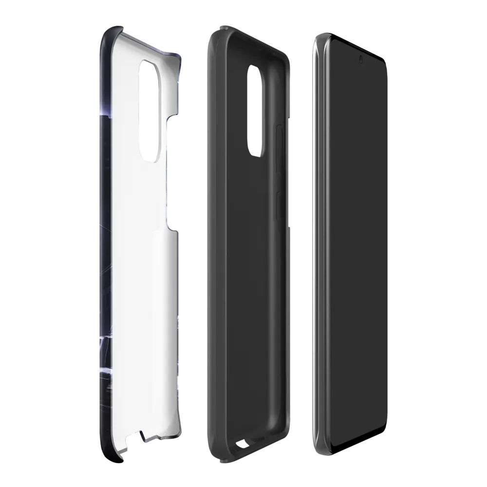 Stormy Cityscape: Shadows of the Night | Phone Case |  S20 Plus | Tough Case | Glossy