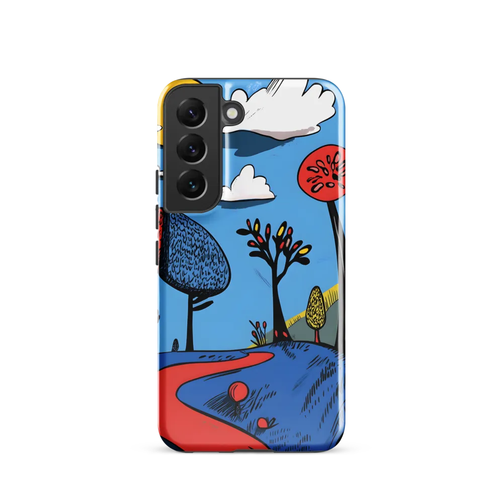 A Playful Journey Through Whimsical Woods | Phone Case |  S22 | Tough Case | Glossy