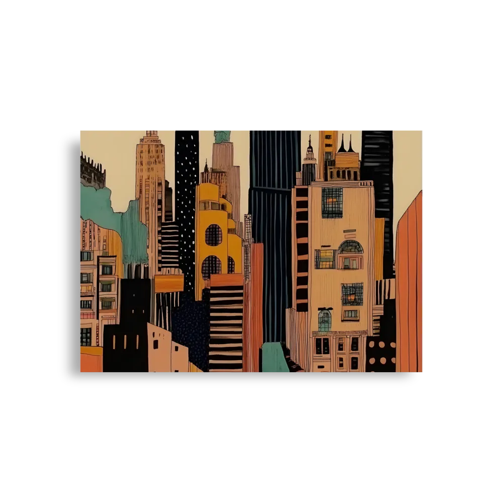 Urban Symphony in Ink | Poster | A1 (23.3″×33.1″)