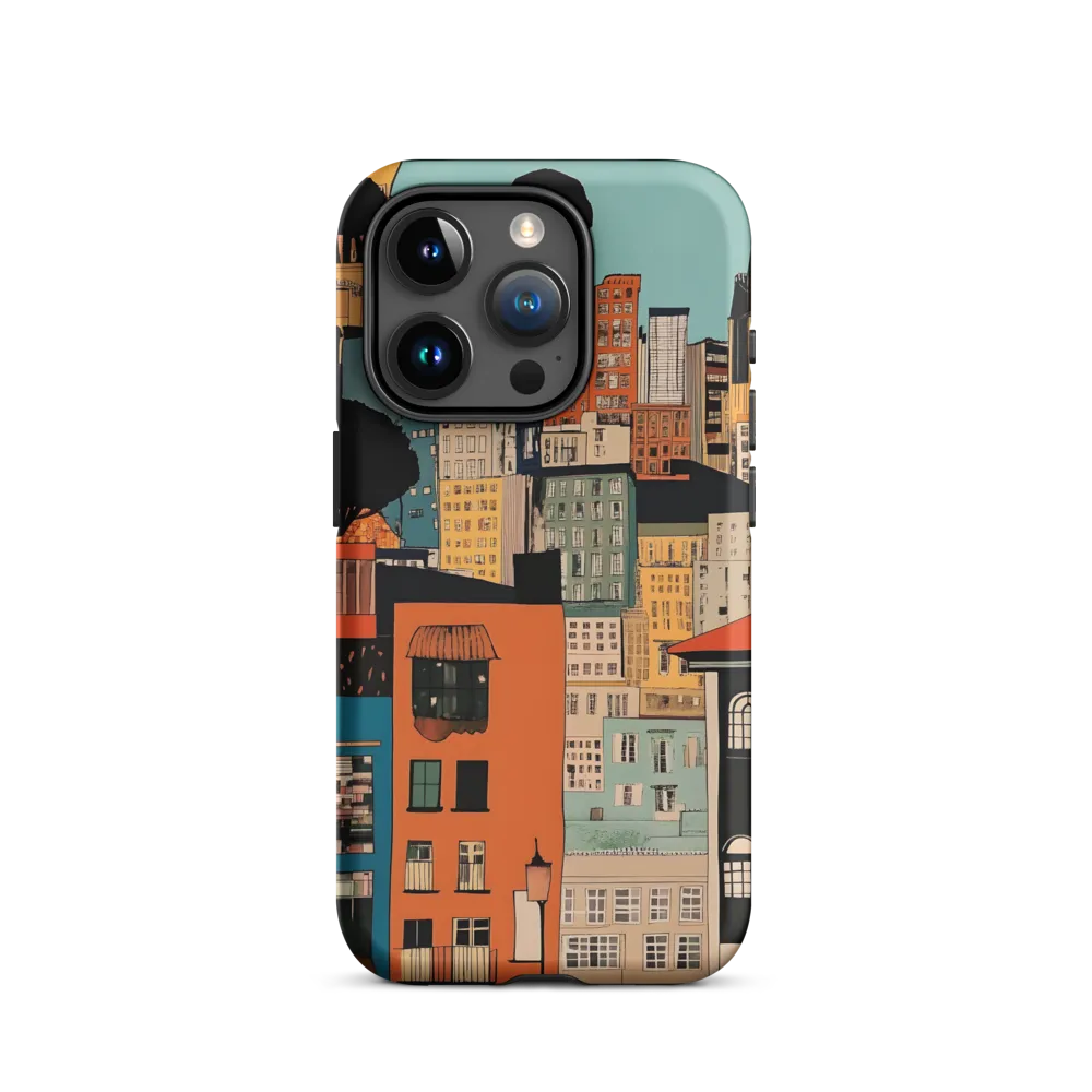 Urban Fusion: A Colorful Cityscape