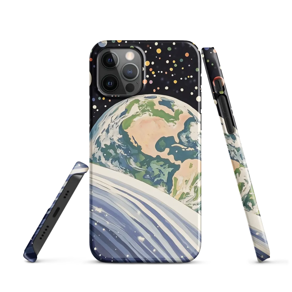 Celestial View: A Surreal Journey Through Space | Phone Case |  12 Pro | Snap Case | Glossy