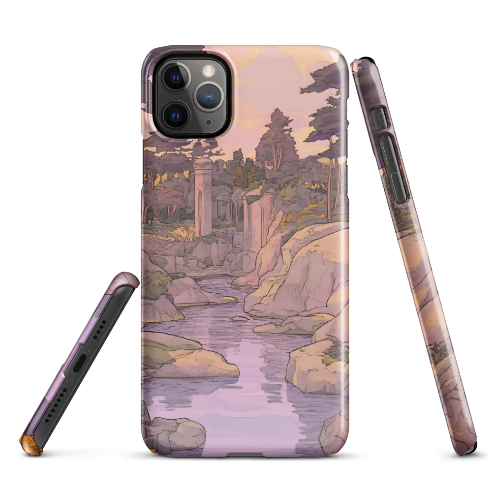 Tranquil Reverie: A Serene Landscape | Phone Case |  11 Pro Max | Snap Case | Glossy