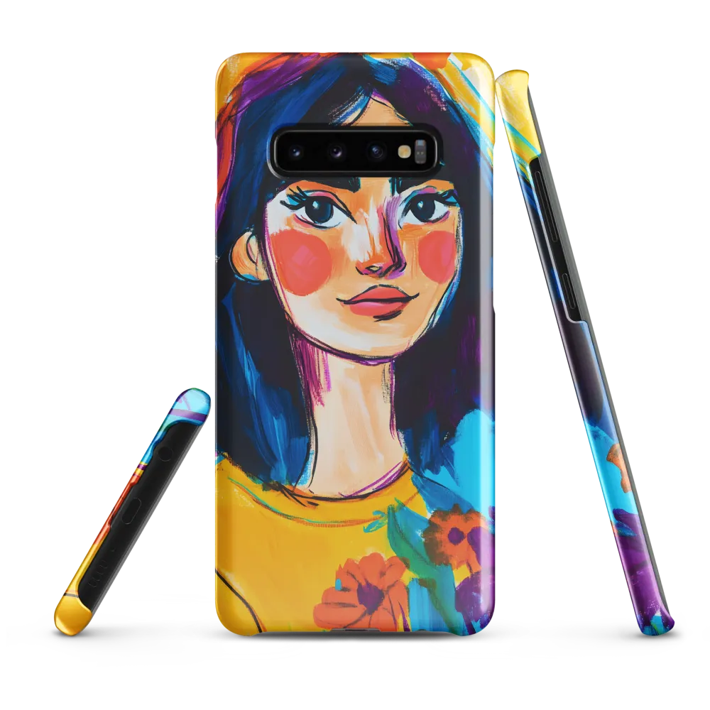 Vibrant Blossoms | Phone Case |  S10 Plus | Snap Case | Glossy