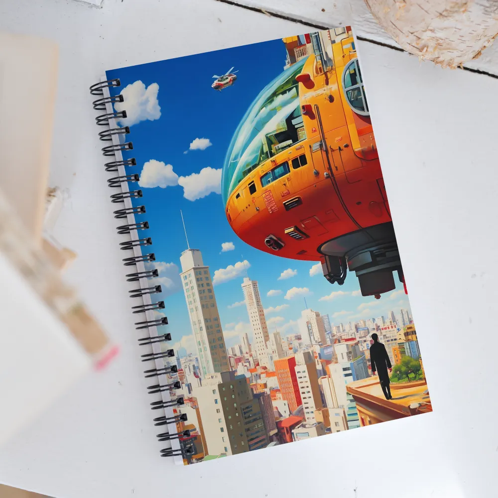 Urban Dreams of the Future | Spiral Notebook