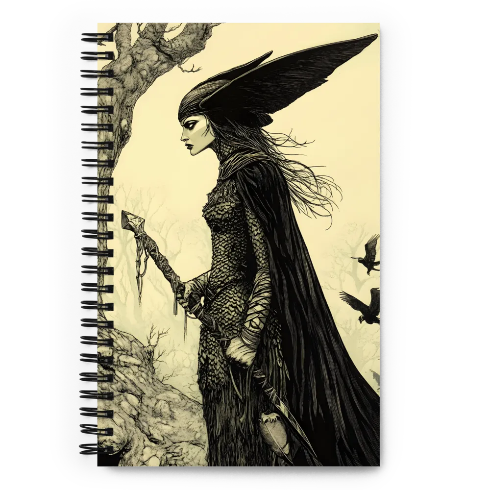 The Mystical Sentinel | Spiral Notebook