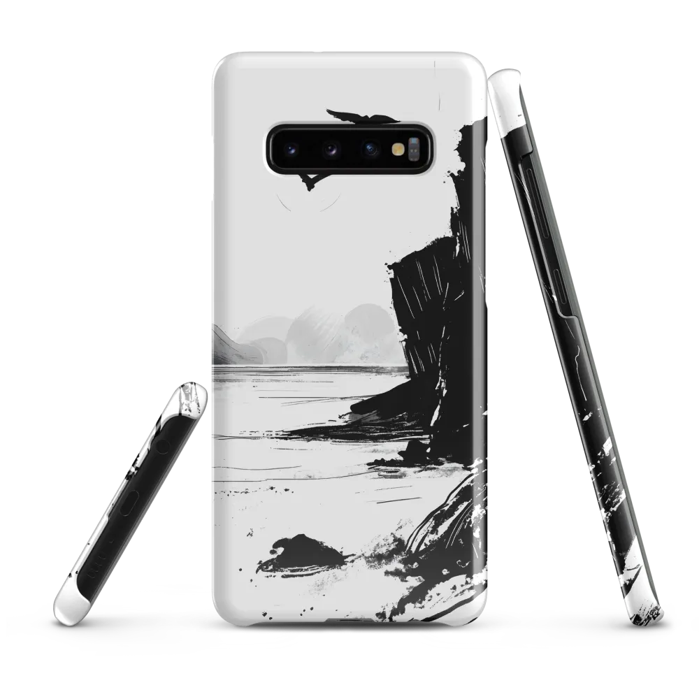 Ethereal Heights: A Minimalist Landscape | Phone Case |  S10 Plus | Snap Case | Glossy