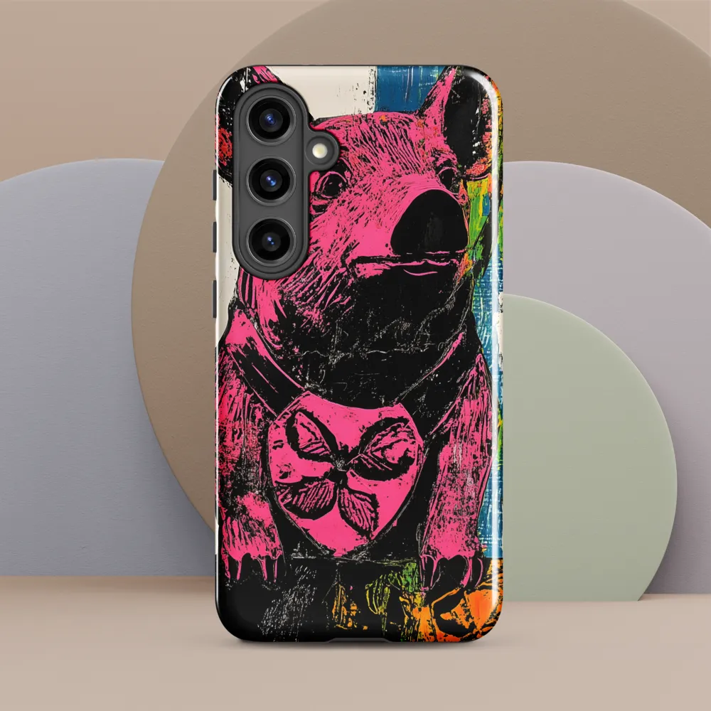 Vibrant Hearted Pig