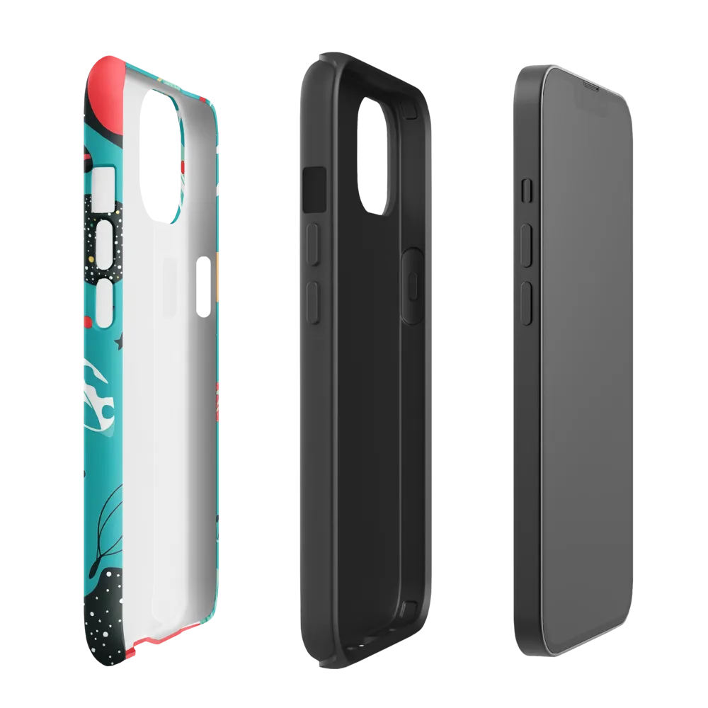 Whimsical Astronaut in Cosmic Wonderland | Phone Case |  13 | Tough Case | Matte