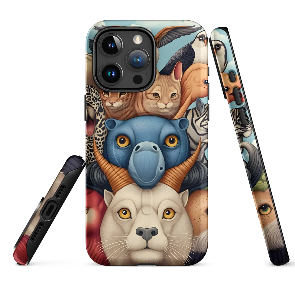 Harmonious Echoes of Wildlife | Phone Case |  15 Pro Max | MagSafe® Tough Case | Matte