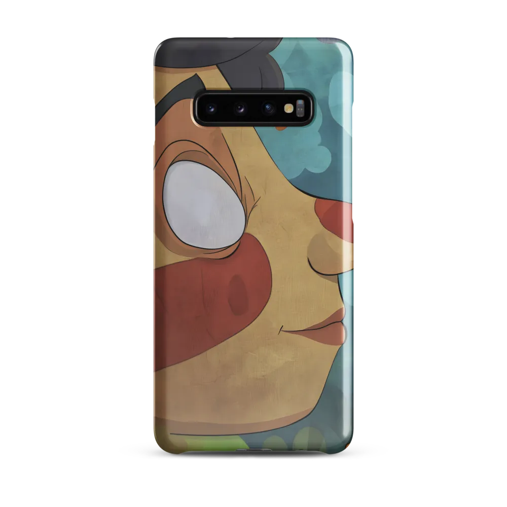 Playful Whimsy: A Character Portrait | Phone Case |  S10 Plus | Snap Case | Glossy