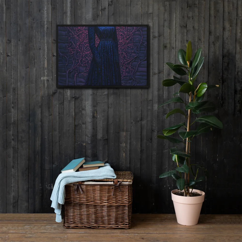 Veil of Enigma | Canvas with Black Frame | 20″×30″