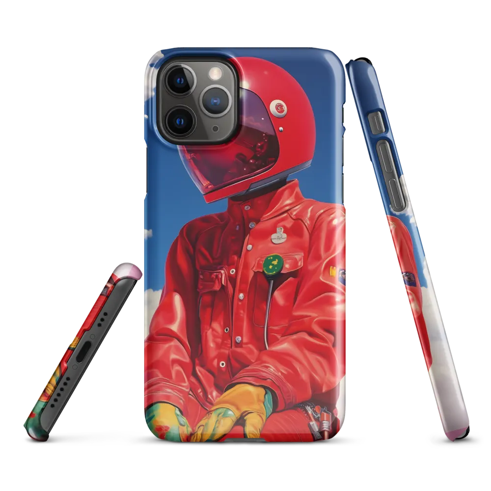 Astronaut in Crimson