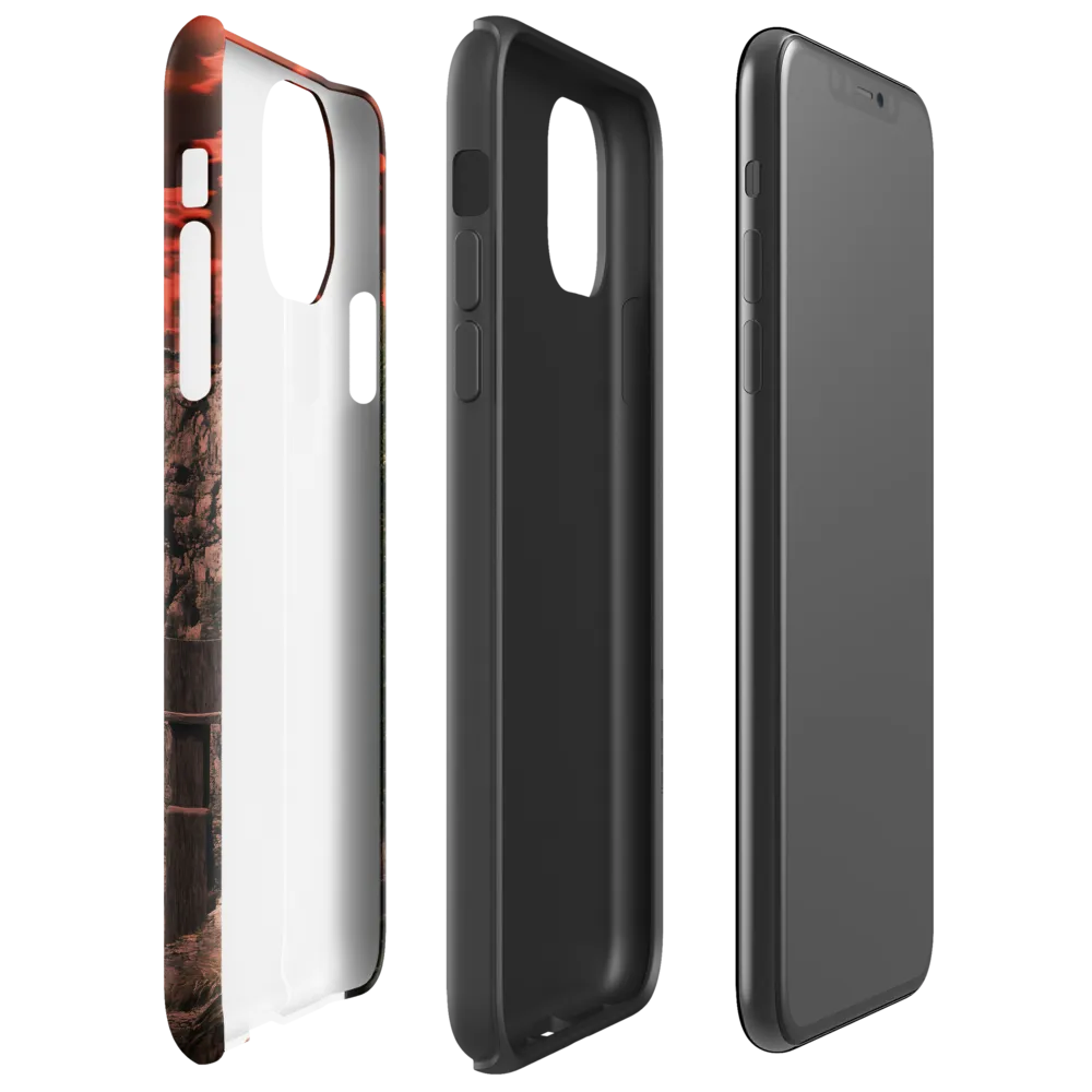 Mystical Reflections: A Surreal Landscape Adventure | Phone Case |  11 Pro Max | Tough Case | Glossy