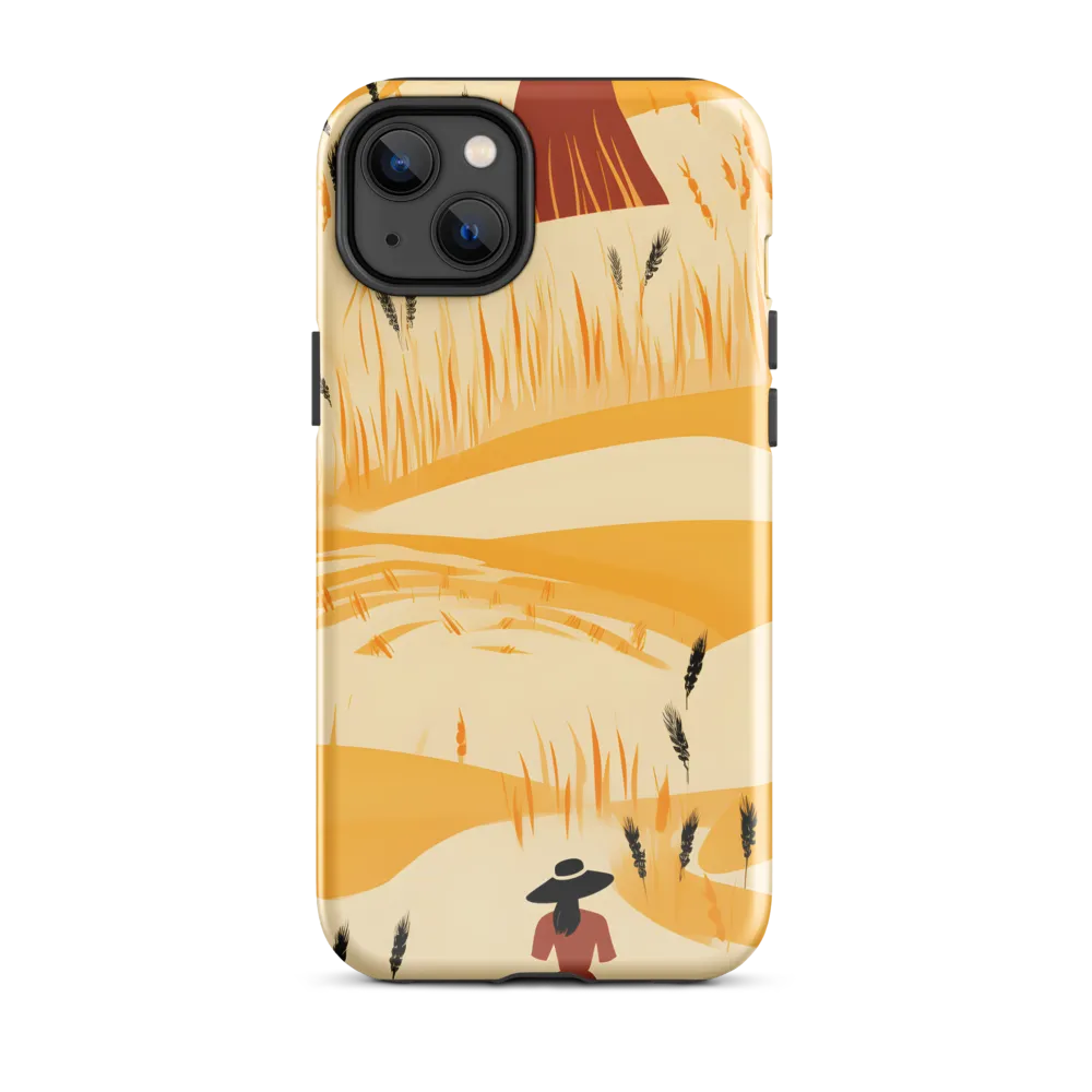 Embracing the Fields: A Floral Journey | Phone Case |  14 Plus | Tough Case | Glossy