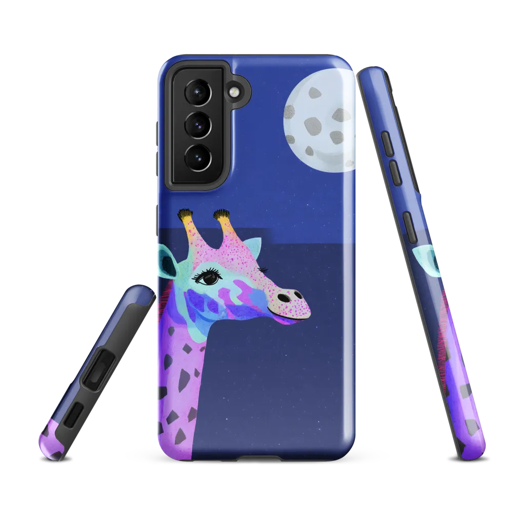 Whimsical Giraffe Under the Stars