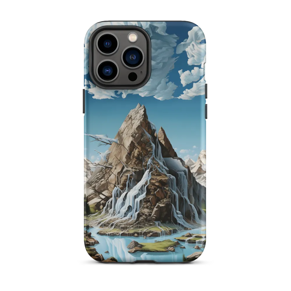 Majestic Cascade: A Mountain Masterpiece