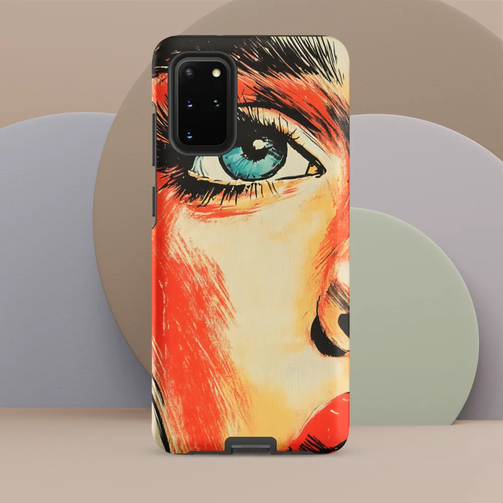 Intense Gaze: A Pop Art Portrait