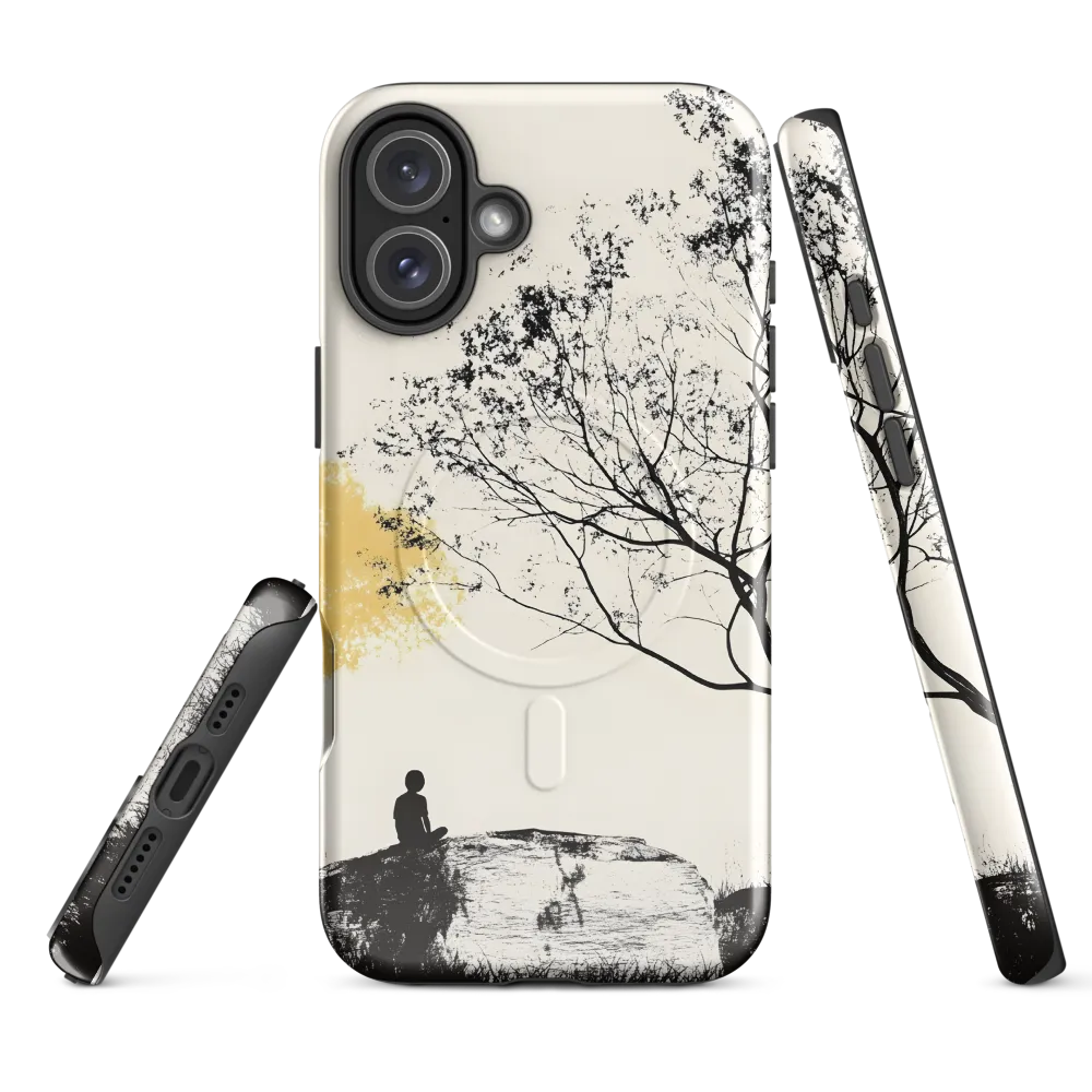 Whispers of Solitude | Phone Case |  16 Plus | MagSafe® Tough Case | Glossy