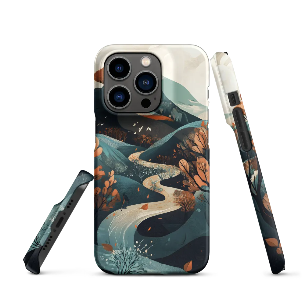 Whispers of Autumn: A Serene Journey | Phone Case |  14 Pro | Snap Case | Matte