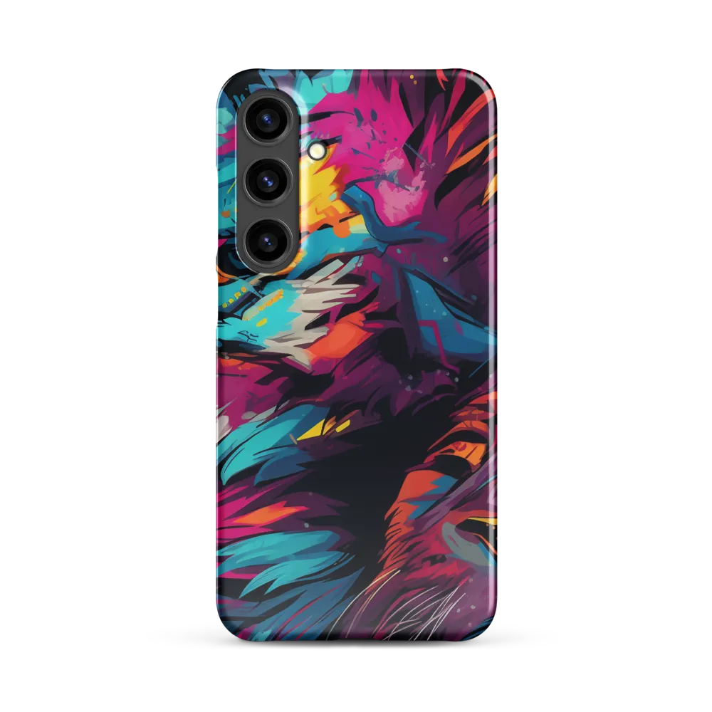 Vivid Majesty: The Modern Lion | Phone Case |  S24 Plus | Snap Case | Glossy