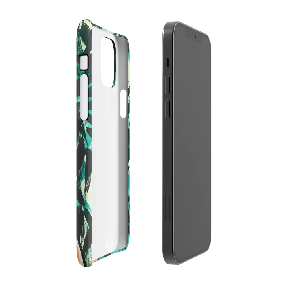 Curious Giraffe in Lush Greenery | Phone Case |  12 | Snap Case | Glossy
