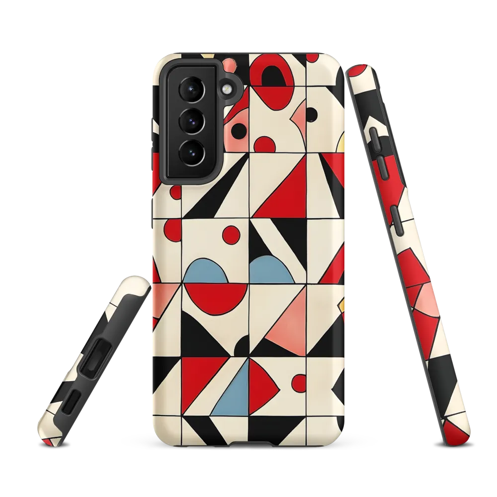 Dynamic Geometric Harmony | Phone Case |  S21 FE | Tough Case | Matte