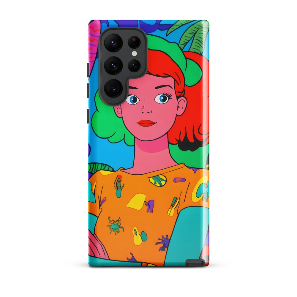 Tropical Vibes: A Playful Portrait