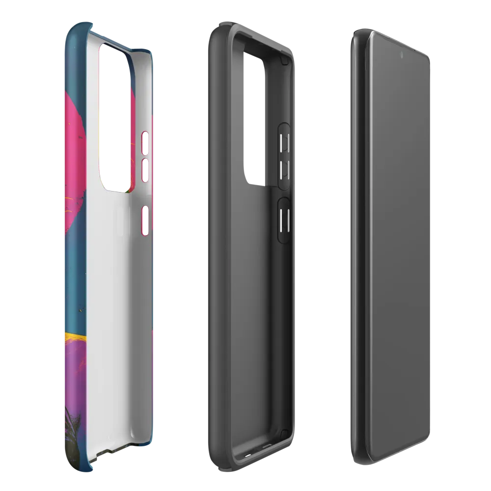 Neon Dreams: Portrait of a Modern Muse | Phone Case |  S21 Ultra | Tough Case | Matte