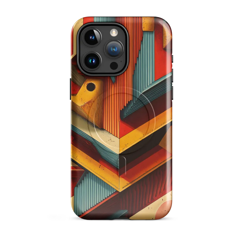 Geometric Harmony | Phone Case |  15 Pro Max | MagSafe® Tough Case | Glossy