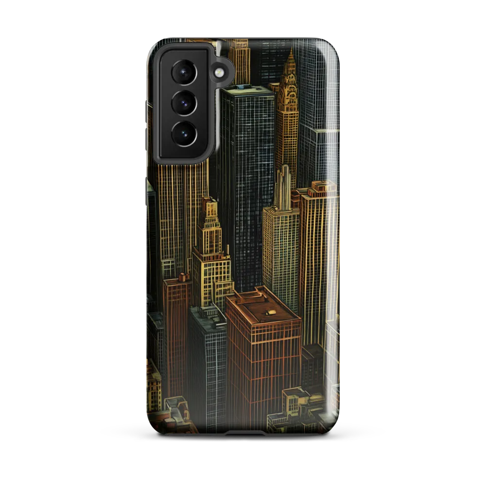 Urban Elegance: A Golden Cityscape