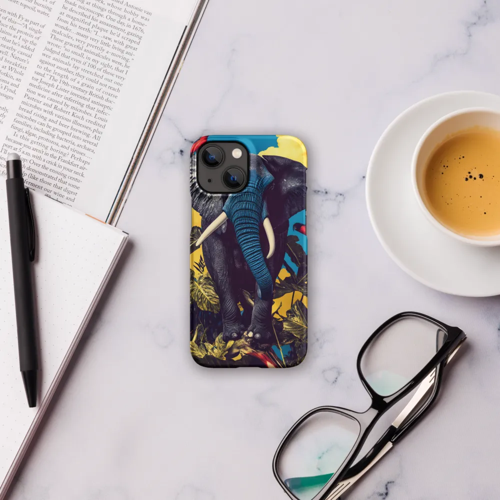 Elephant Dreams in Vibrant Colors | Phone Case |  13 Mini | Snap Case | Matte