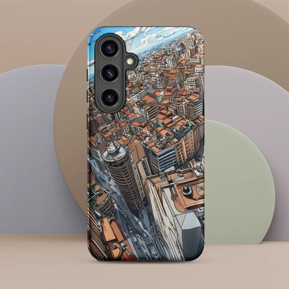 Aerial Symphony of Urban Life