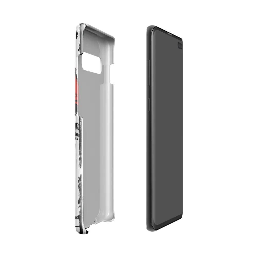 The Edgy Elegance | Phone Case |  S10 | Snap Case | Glossy