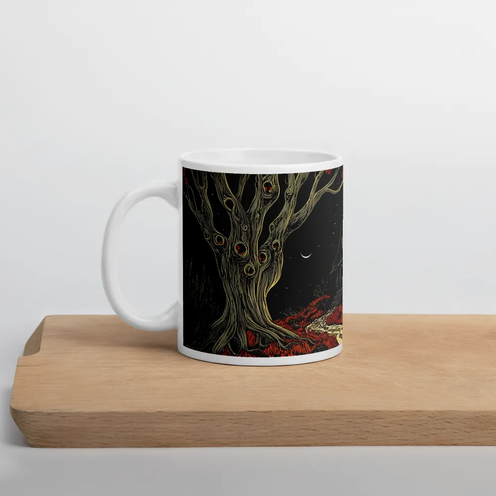 Whispers of the Night | Mug with White inside | 11 oz