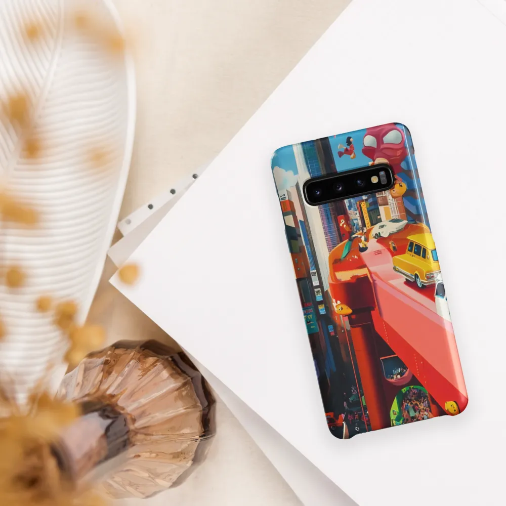 Urban Whimsy: A Colorful Cityscape