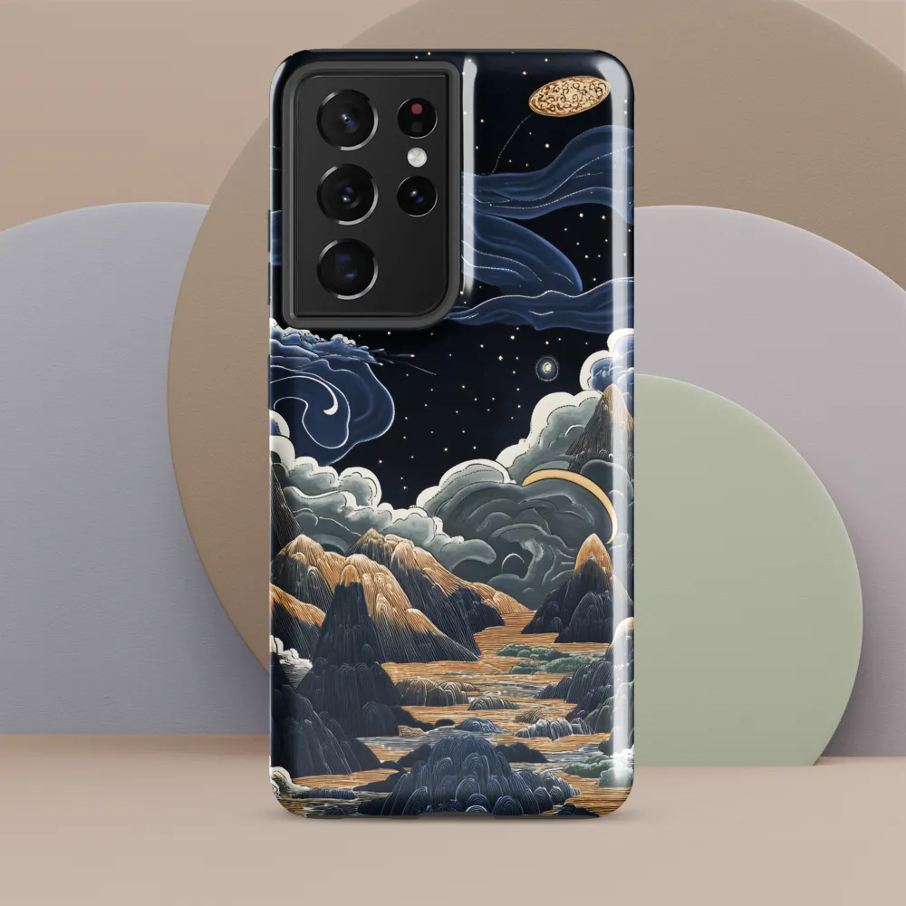 Celestial Harmony: Peaks and Planets
