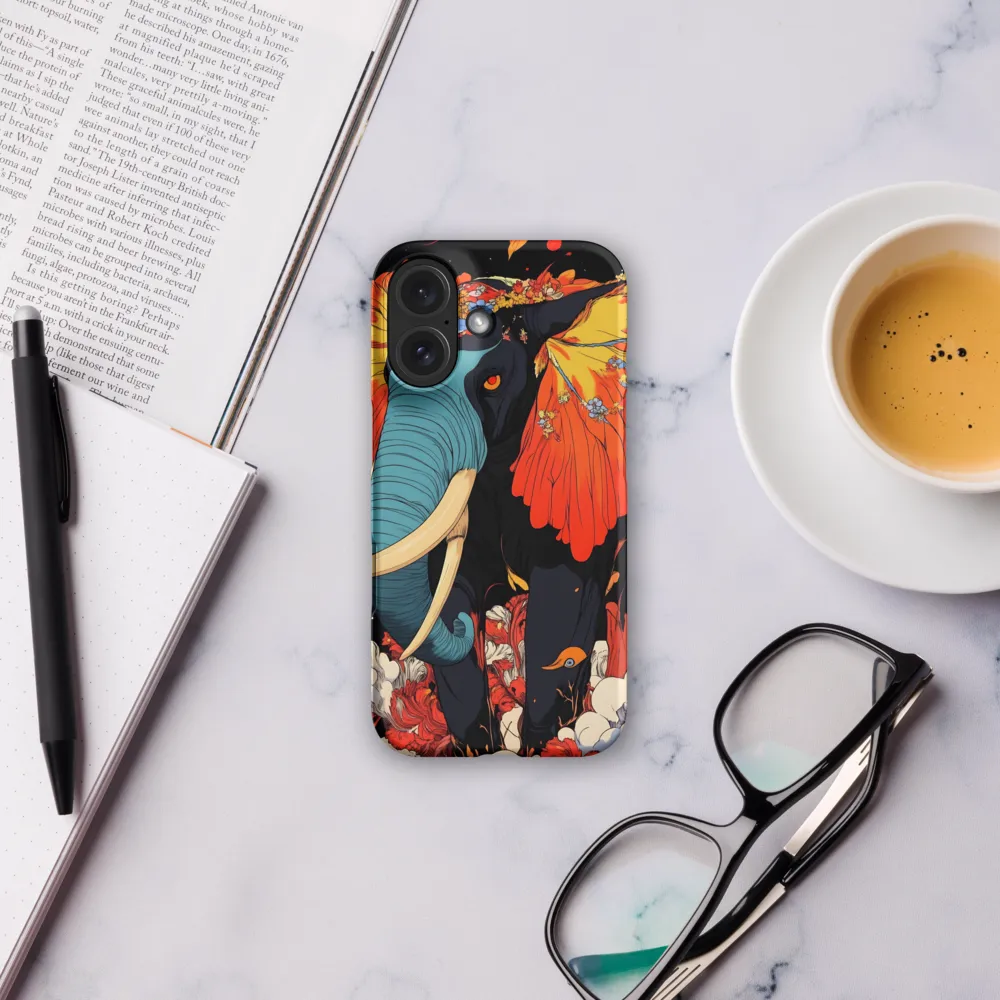 Majesty of the Floral Elephant | Phone Case |  16 | Snap Case | Matte